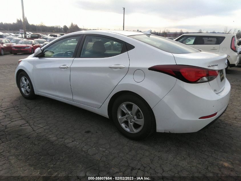 2015 HYUNDAI ELANTRA SE - 5NPDH4AE0FH574167