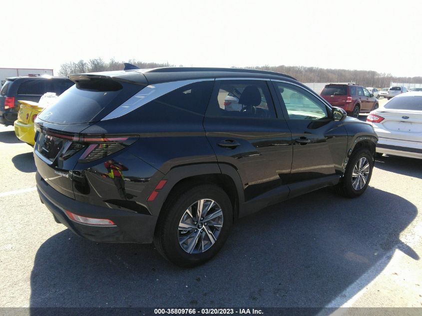 2022 HYUNDAI TUCSON HYBRID BLUE KM8JBCA18NU075032