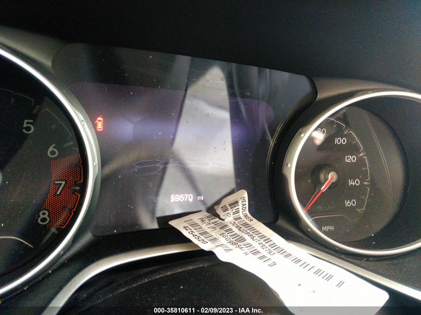 VIN 3C4NJDBB6JT482793 2018 JEEP COMPASS LATITUDE