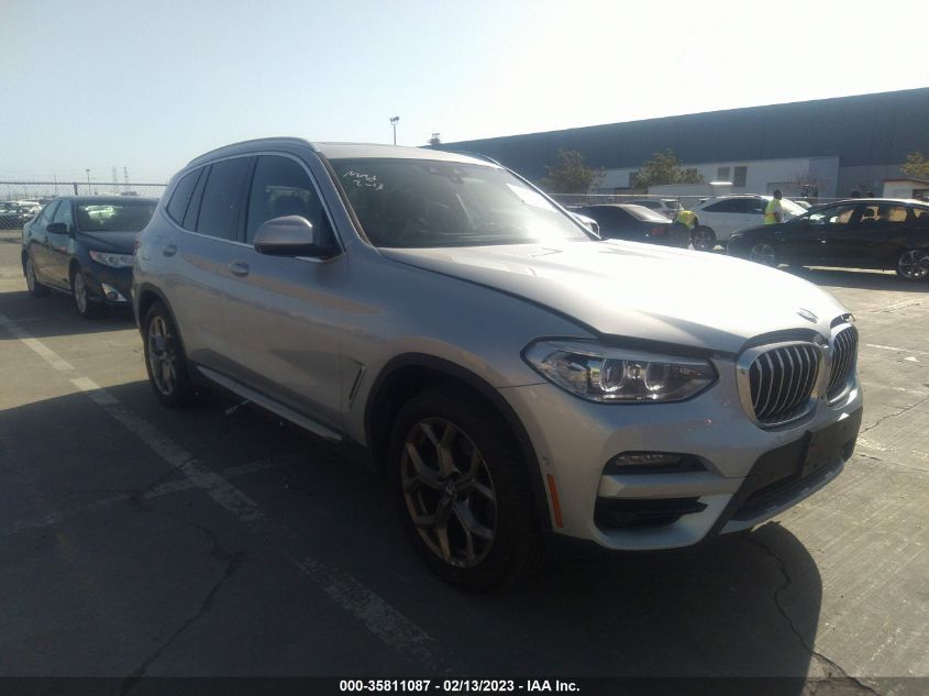 2021 BMW X3 SDRIVE30I - 5UXTY3C01M9F41614
