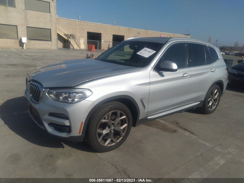VIN 5UXTY3C01M9F41614 2021 BMW X3 SDRIVE30I