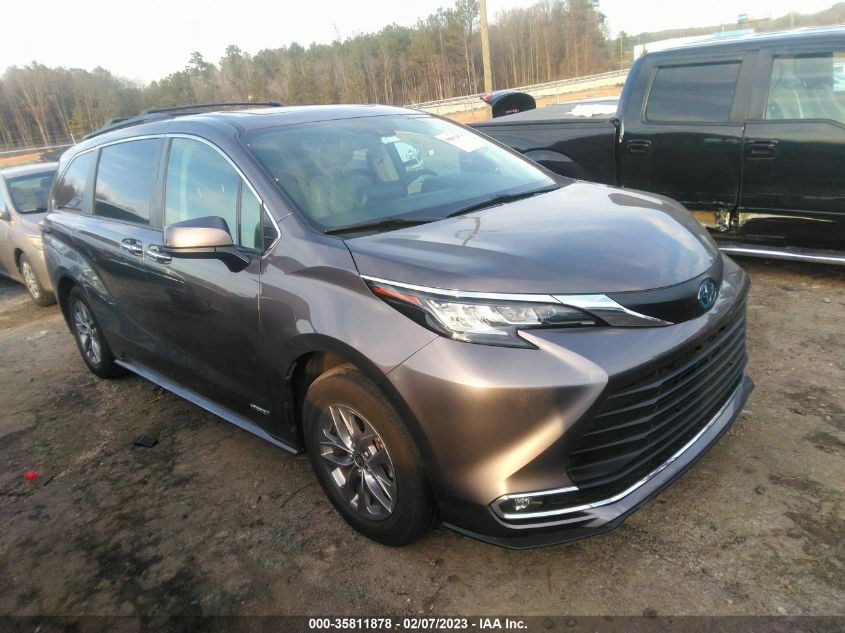 VIN 5TDYRKEC1MS044034 2021 TOYOTA SIENNA no.1