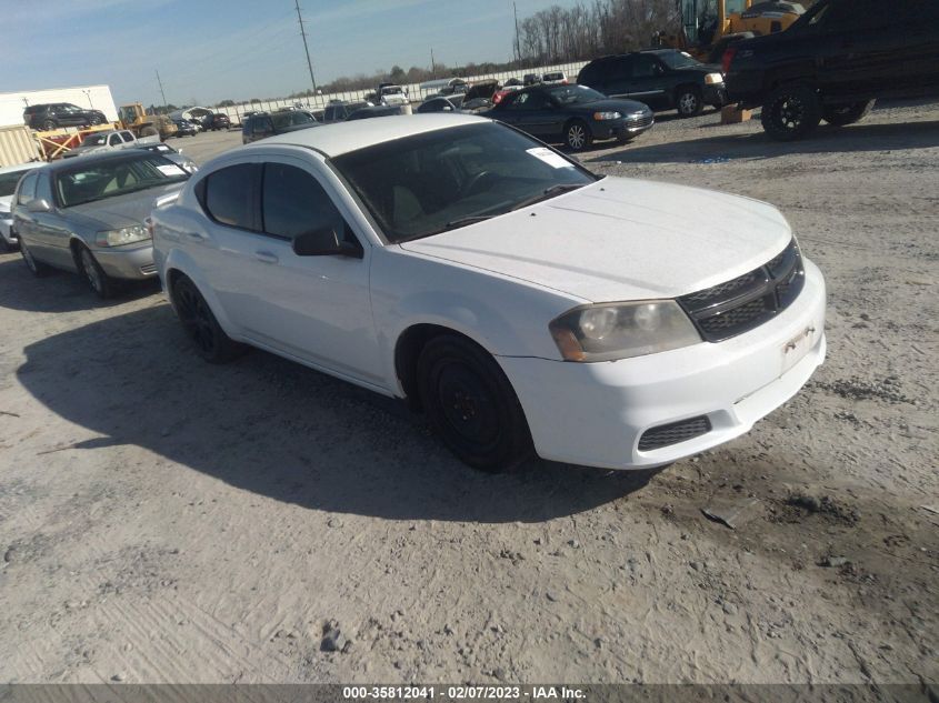 2014 DODGE AVENGER SE - 1C3CDZAB1EN117302