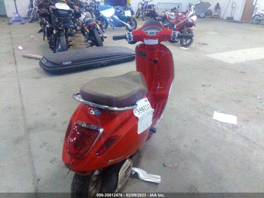 2015 VESPA SPRINT 150 3V ZAPM818G7F5400729