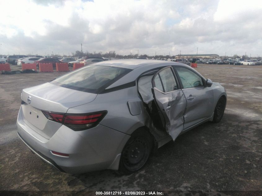 VIN 3N1AB8BV6MY209716 2021 NISSAN SENTRA S