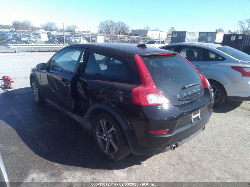 2013 VOLVO C30 T5 YV1672MK6D2303253