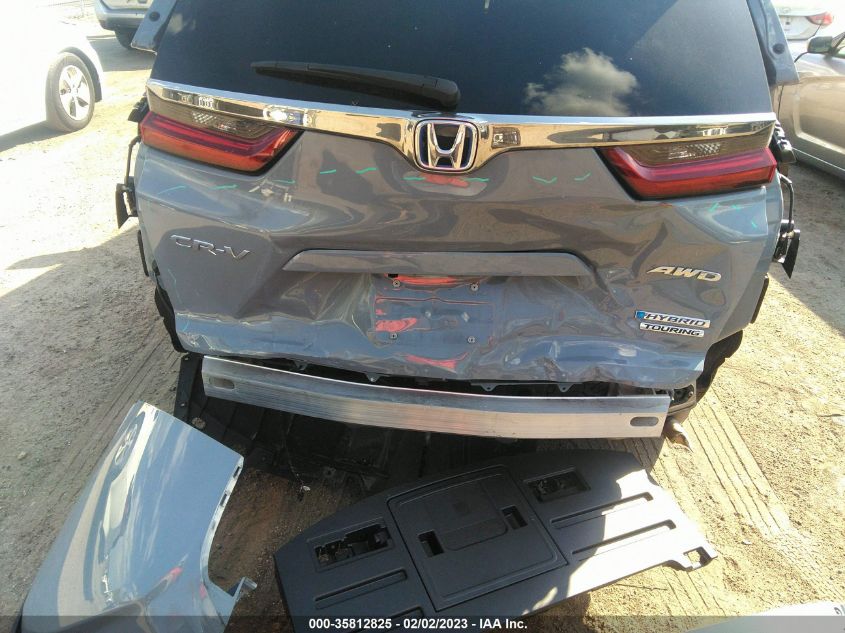 2021 HONDA CR-V HYBRID TOURING 7FART6H98ME038432