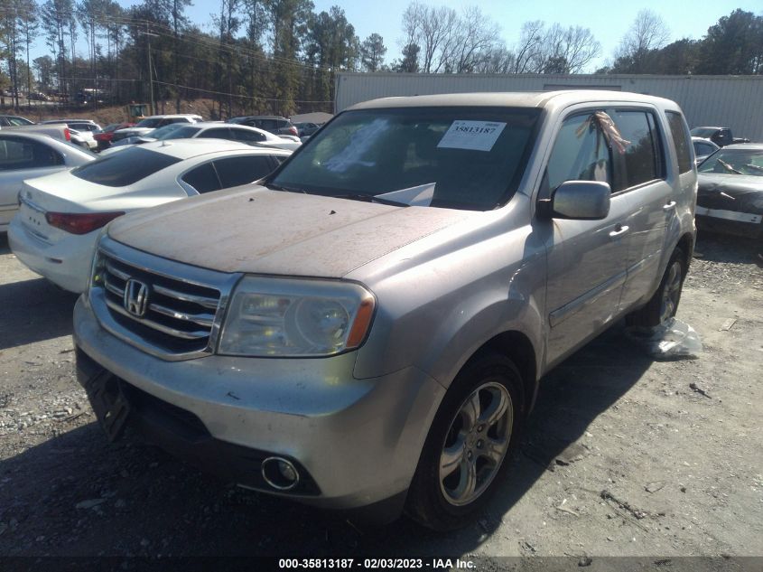 2013 HONDA PILOT EX-L - 5FNYF3H55DB038950