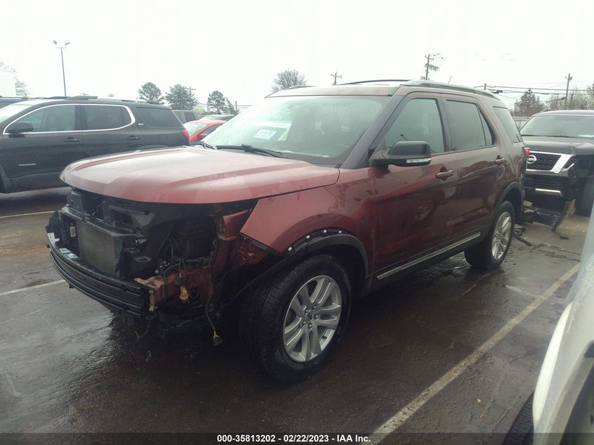 VIN 1FM5K8D89JGC15959 2018 FORD EXPLORER XLT