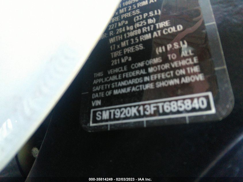 2015 TRIUMPH MOTORCYCLE THRUXTON SMT920K13FT685840