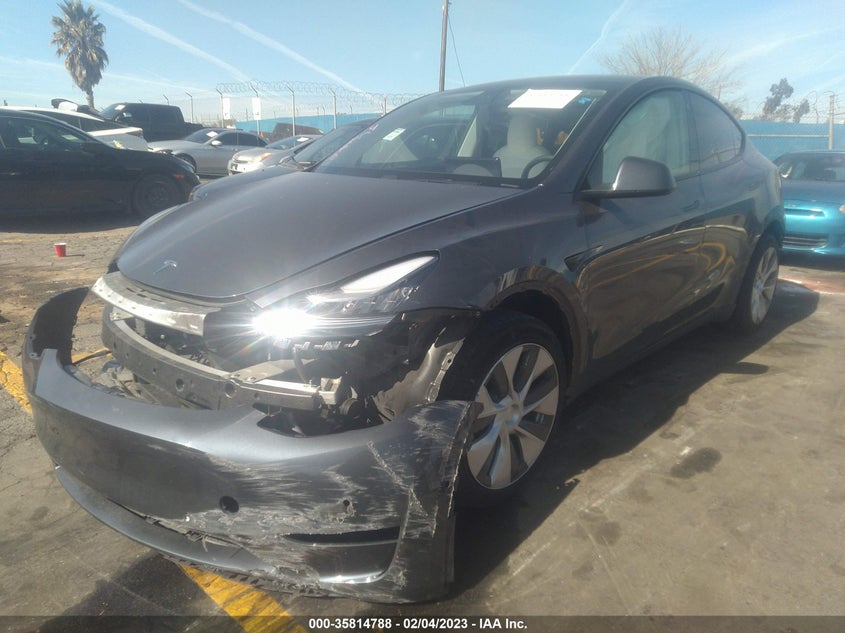 VIN 5YJYGDEE5MF080901 2021 TESLA MODEL Y LONG RANGE