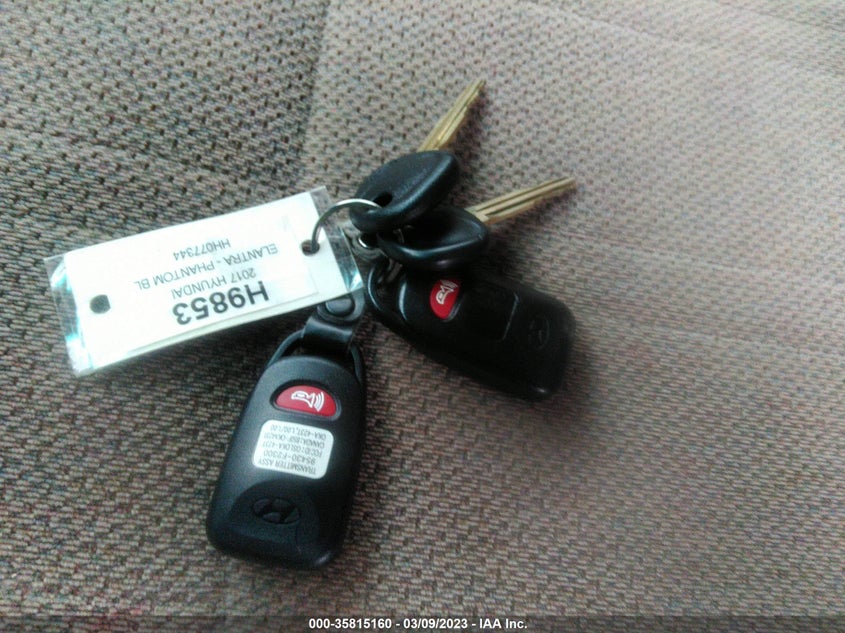 VIN 5NPD84LF8HH077344 2017 HYUNDAI ELANTRA SE