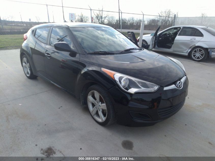 2013 HYUNDAI VELOSTER W/GRAY INT - KMHTC6AD8DU119336