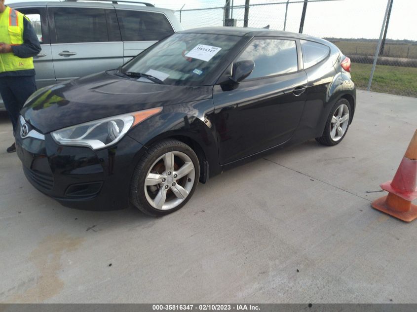 2013 HYUNDAI VELOSTER W/GRAY INT - KMHTC6AD8DU119336