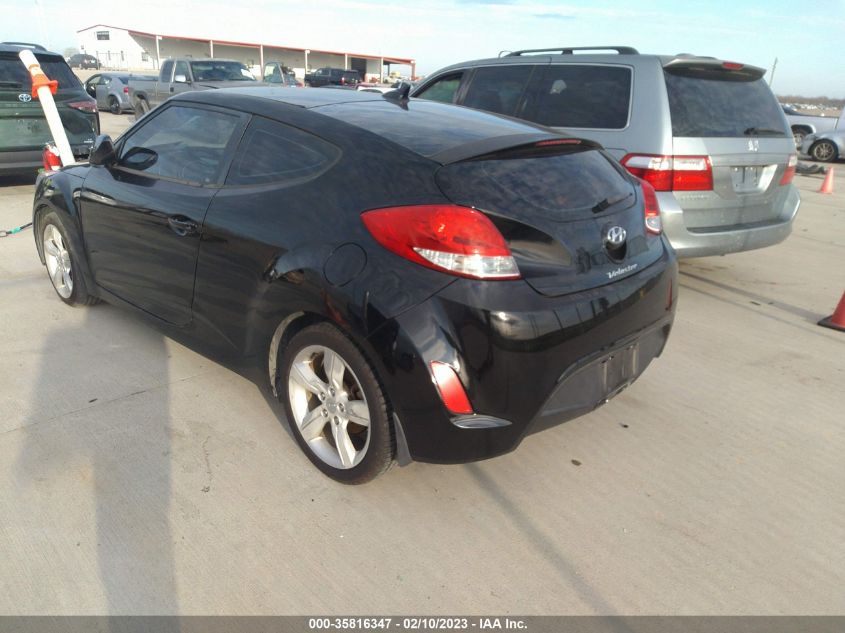 2013 HYUNDAI VELOSTER W/GRAY INT - KMHTC6AD8DU119336