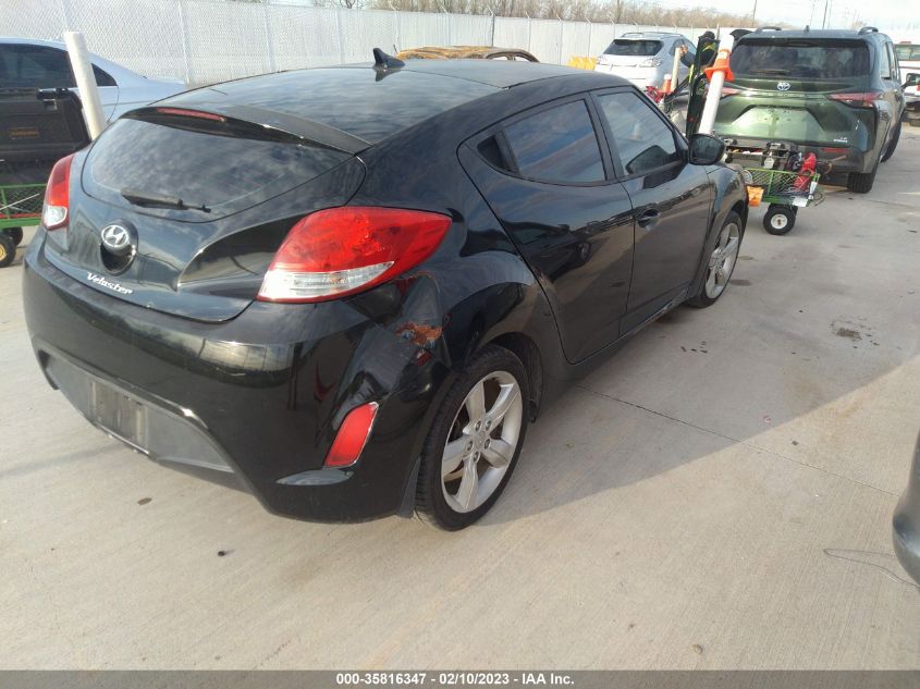 2013 HYUNDAI VELOSTER W/GRAY INT - KMHTC6AD8DU119336