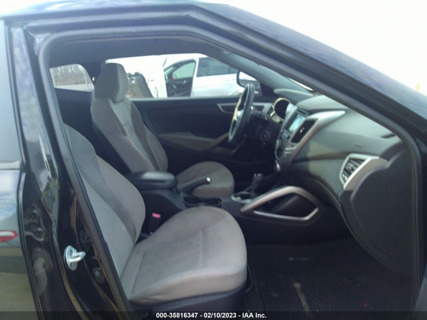 2013 HYUNDAI VELOSTER W/GRAY INT - KMHTC6AD8DU119336