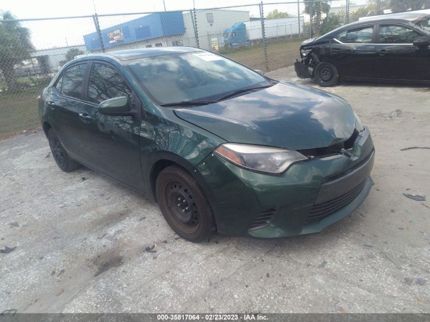 2015 TOYOTA COROLLA L/LE/S/S PLUS/LE PLUS - 2T1BURHE2FC461555