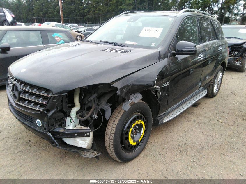 2014 MERCEDES-BENZ M-CLASS ML 350 4JGDA5HB3EA293939