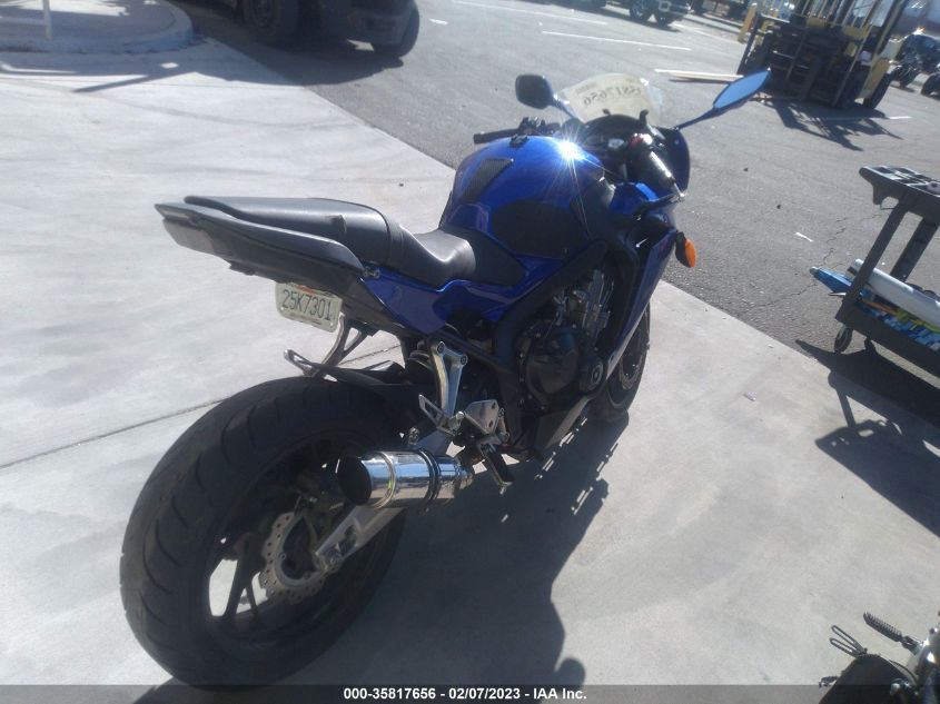 2015 HONDA CBR650 F MLHRC7417F5100048