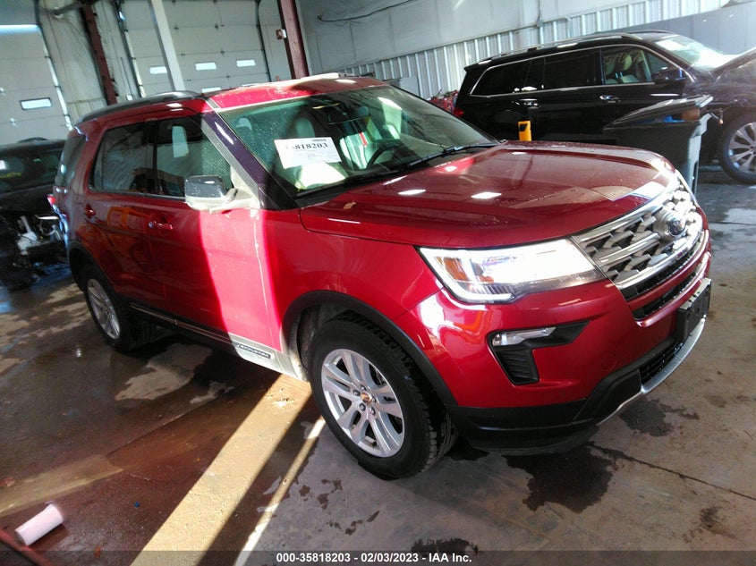 VIN 1FM5K8D86JGA55149 2018 FORD EXPLORER XLT