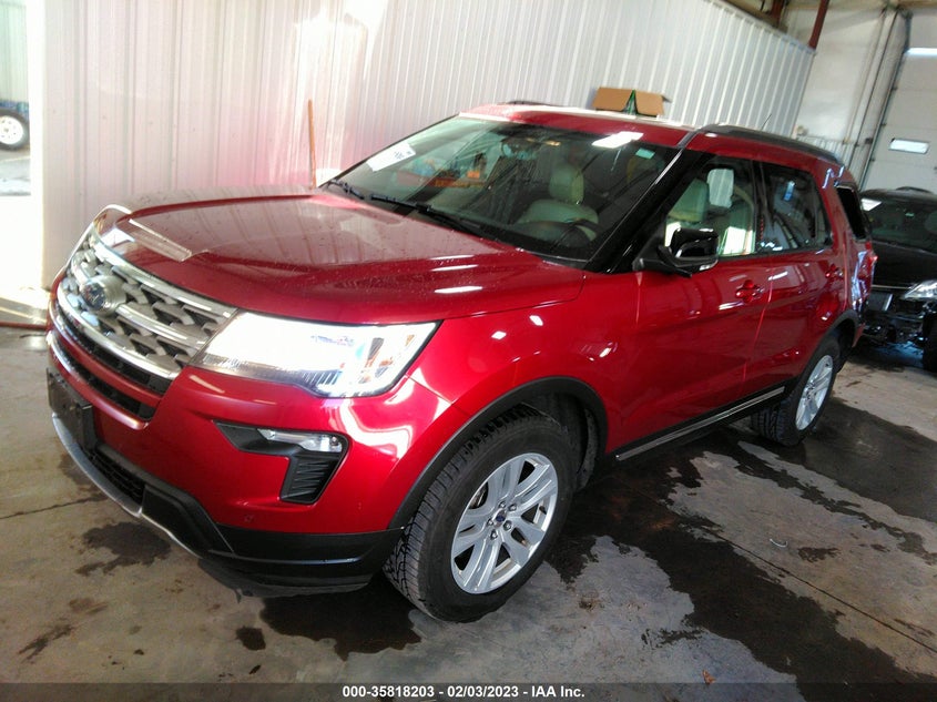 VIN 1FM5K8D86JGA55149 2018 FORD EXPLORER XLT