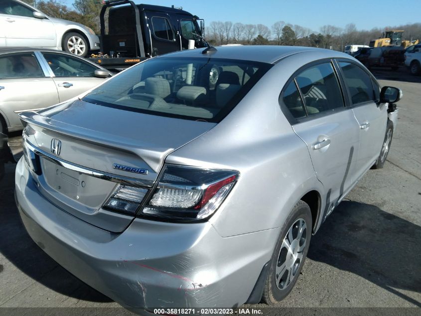 2013 HONDA CIVIC HYBRID 19XFB4F20DE204153