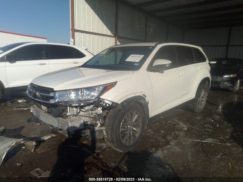 2019 TOYOTA HIGHLANDER SE/XLE - 5TDKZRFH3KS318792