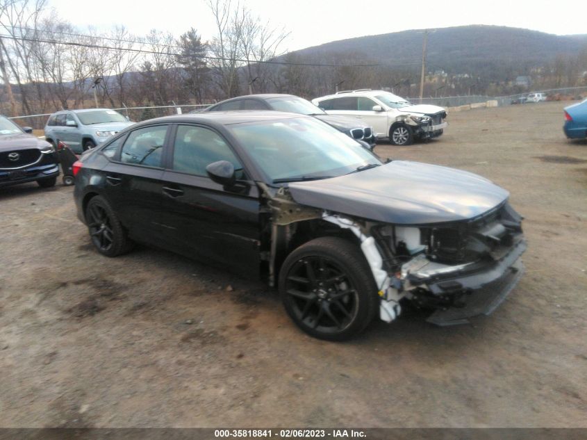 VIN 2HGFE2F55NH593398 2022 HONDA CIVIC SEDAN no.1