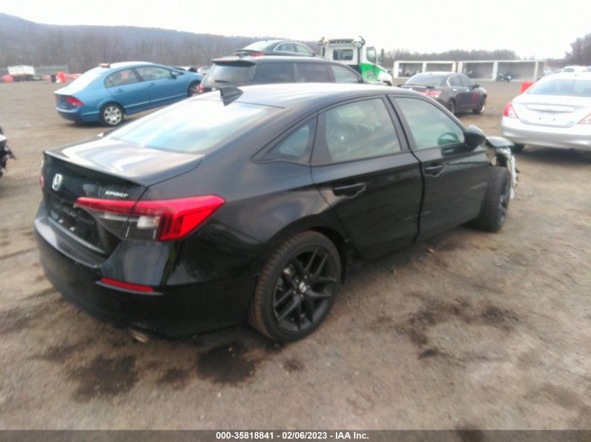 VIN 2HGFE2F55NH593398 2022 HONDA CIVIC SEDAN no.4