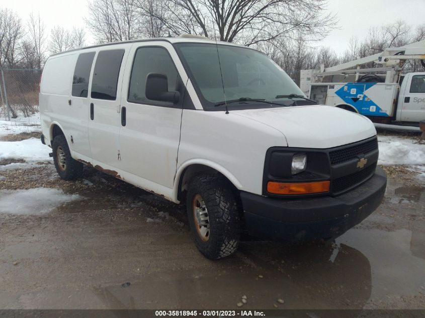 2013 CHEVROLET EXPRESS CARGO VAN - 1GCZGTCG4D1154272