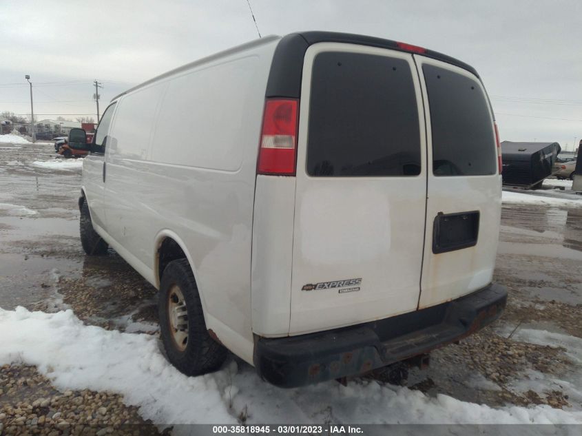 2013 CHEVROLET EXPRESS CARGO VAN - 1GCZGTCG4D1154272