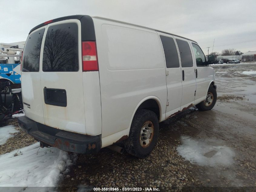 2013 CHEVROLET EXPRESS CARGO VAN - 1GCZGTCG4D1154272