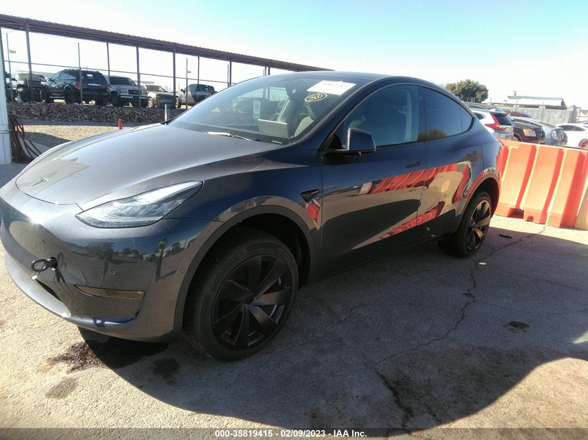 VIN 7SAYGDEE3NA015465 2022 TESLA MODEL Y LONG RANGE