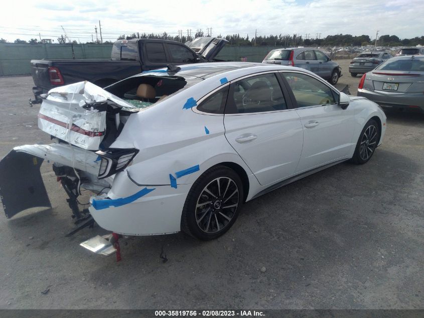 2021 HYUNDAI SONATA LIMITED 5NPEH4J29MH073706
