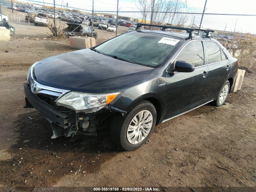 2013 TOYOTA CAMRY HYBRID LE/XLE 4T1BD1FK6DU084394
