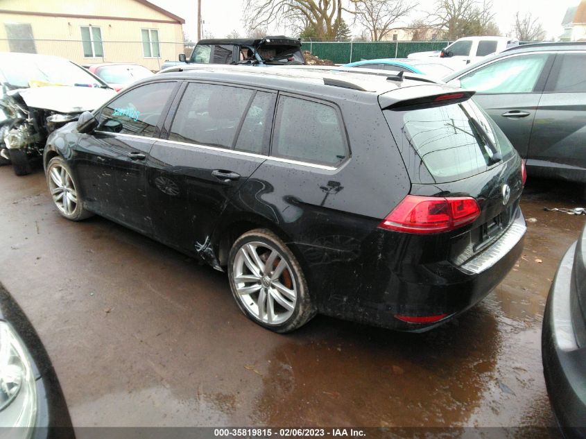 2015 VOLKSWAGEN GOLF SPORTWAGEN TDI SEL 3VWCA7AU5FM500517