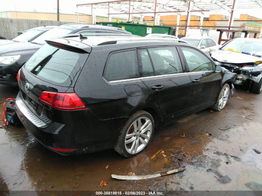 2015 VOLKSWAGEN GOLF SPORTWAGEN TDI SEL 3VWCA7AU5FM500517
