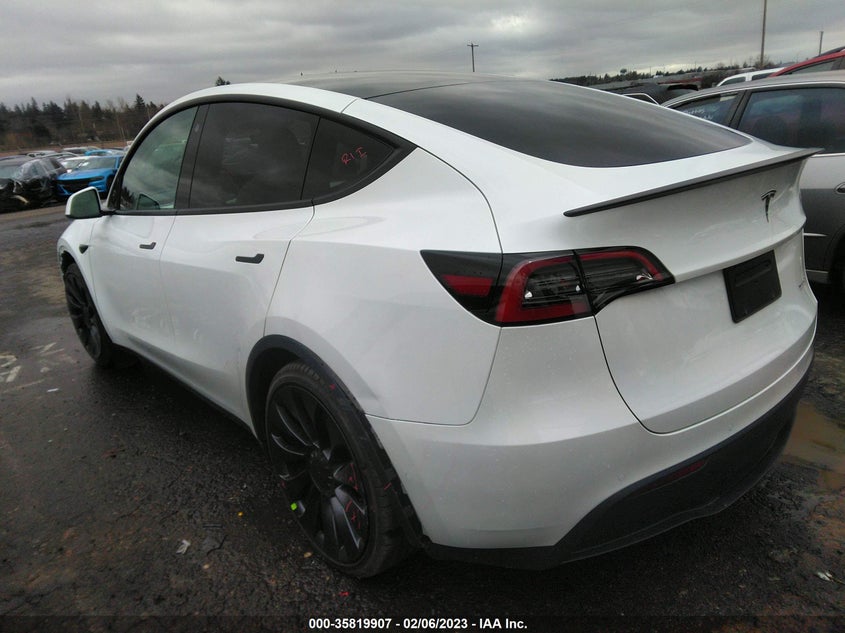 VIN 7SAYGDEF7NF518511 2022 TESLA MODEL Y PERFORMANCE