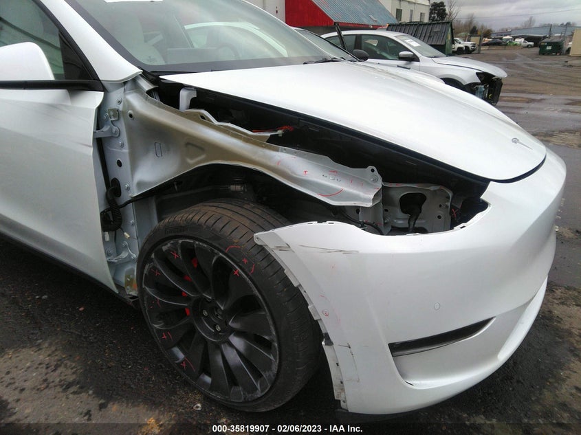 VIN 7SAYGDEF7NF518511 2022 TESLA MODEL Y PERFORMANCE