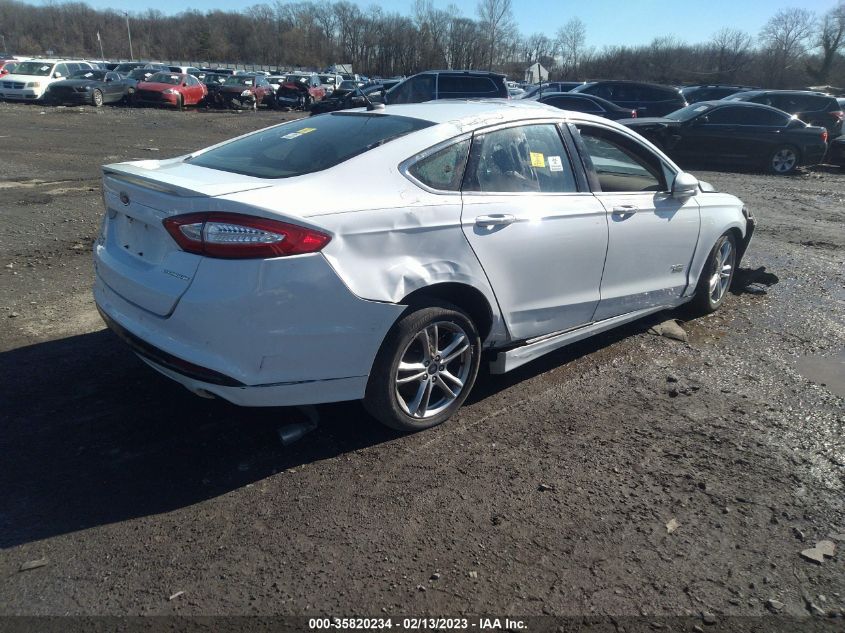 2016 FORD FUSION ENERGI TITANIUM 3FA6P0SU5GR373380