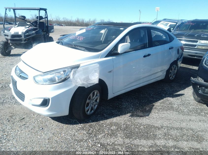 2014 HYUNDAI ACCENT KMHCT4NBXEU488939