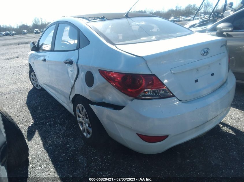 2014 HYUNDAI ACCENT KMHCT4NBXEU488939