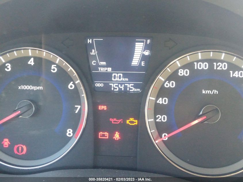 2014 HYUNDAI ACCENT KMHCT4NBXEU488939