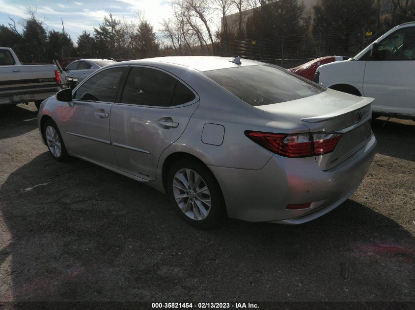 2013 LEXUS ES 300H HYBRID JTHBW1GG4D2007686