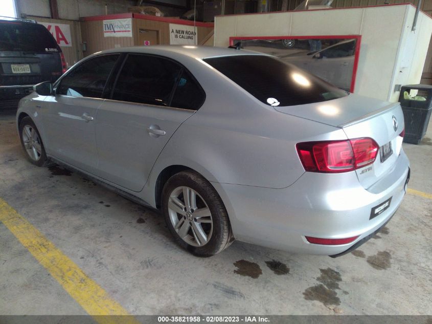 2013 VOLKSWAGEN JETTA SEDAN HYBRID SEL 3VW637AJ9DM220688