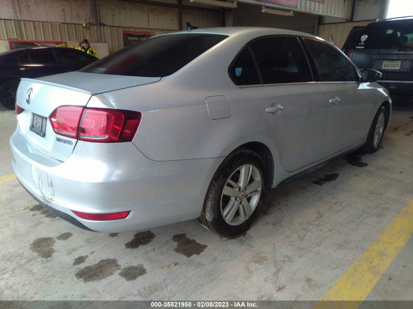2013 VOLKSWAGEN JETTA SEDAN HYBRID SEL 3VW637AJ9DM220688