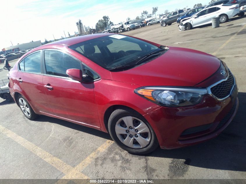 2015 KIA FORTE LX - KNAFX4A60F5320928