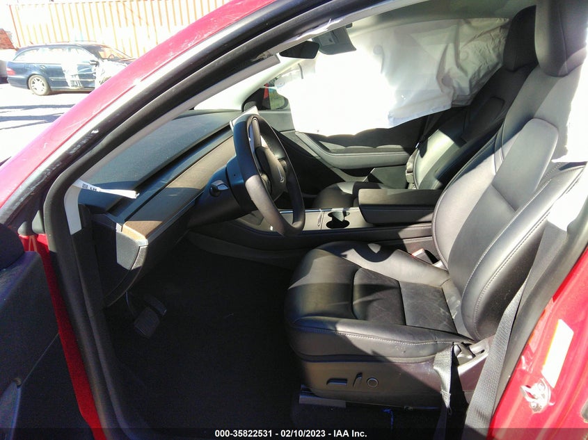 VIN 7SAYGDEE0NF361573 2022 TESLA MODEL Y LONG RANGE
