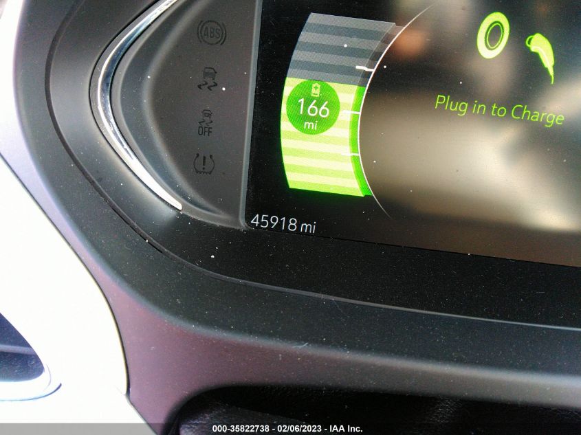 2019 CHEVROLET BOLT EV PREMIER 1G1FZ6S02K4117163